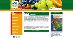 Desktop Screenshot of eatrightcolorado.org