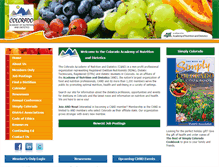 Tablet Screenshot of eatrightcolorado.org